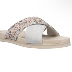 Toms Savanna Pastel Mini Leopard Sandals, Size 7,‎ NWT